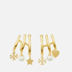 Jewellery|Dr. Martens Tory Burch Kira 18k Gold-Plated Multi Hoop Earrings