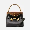 Bags|Dr. Martens Tory Burch Lee Radziwill Petite Double Suede and Leather Bag
