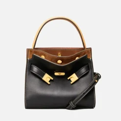 Bags|Dr. Martens Tory Burch Lee Radziwill Petite Double Suede and Leather Bag
