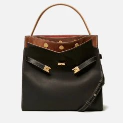 Holiday Bags|Bags|Dr. Martens Tory Burch Lee Radziwill Double Leather and Suede Bag