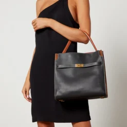 Holiday Bags|Bags|Dr. Martens Tory Burch Lee Radziwill Double Leather and Suede Bag