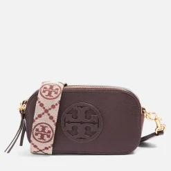 Bags|Tory Burch Miller Leather Mini Crossbody Bag
