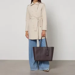 Holiday Bags|Bags|Tory Burch Perry Triple-Compartment Leather Tote