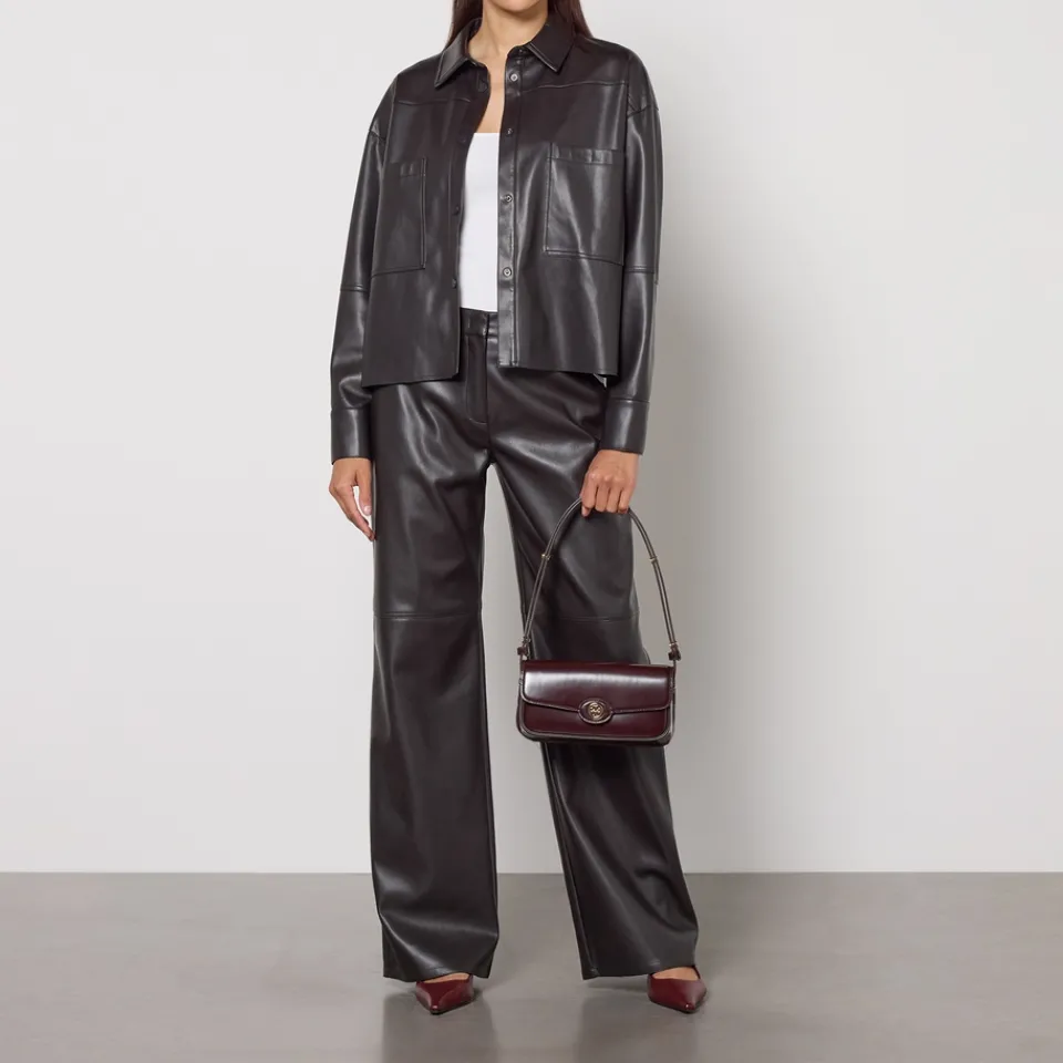 Bags|Dr. Martens Tory Burch Robinson Spazzolato Patent Leather Shoulder Bag