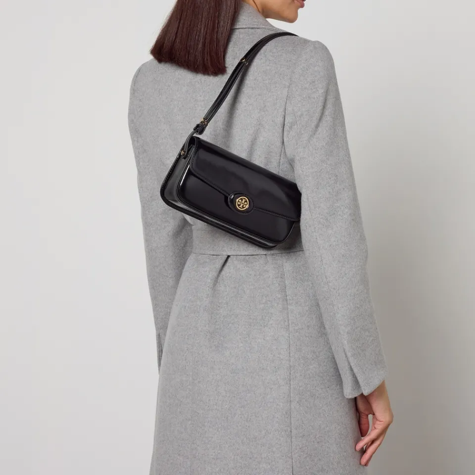 Bags|Dr. Martens Tory Burch Robinson Spazzolato Patent Leather Shoulder Bag