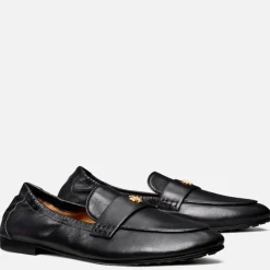 Loafers|Dr. Martens Tory Burch Women's Ballet Leather Loafers - Perfect Black - UK 4