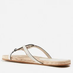 Sandals & Slides|Sandals|Dr. Martens Tory Burch Women's Bombe Miller Leather Espadrille Slides - UK 3