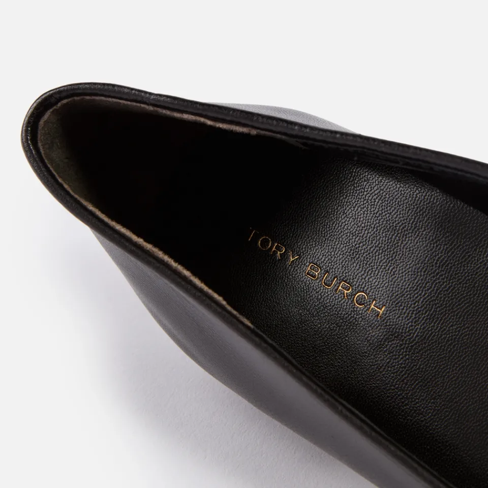 Flats|Tory Burch Women's Cap-Toe Leather Ballet Flats - UK 5.5