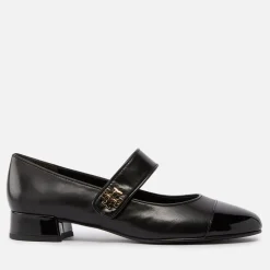 Heels|Dr. Martens Tory Burch Women's Cap-Toe Leather Mary Jane Heels - UK 4.5