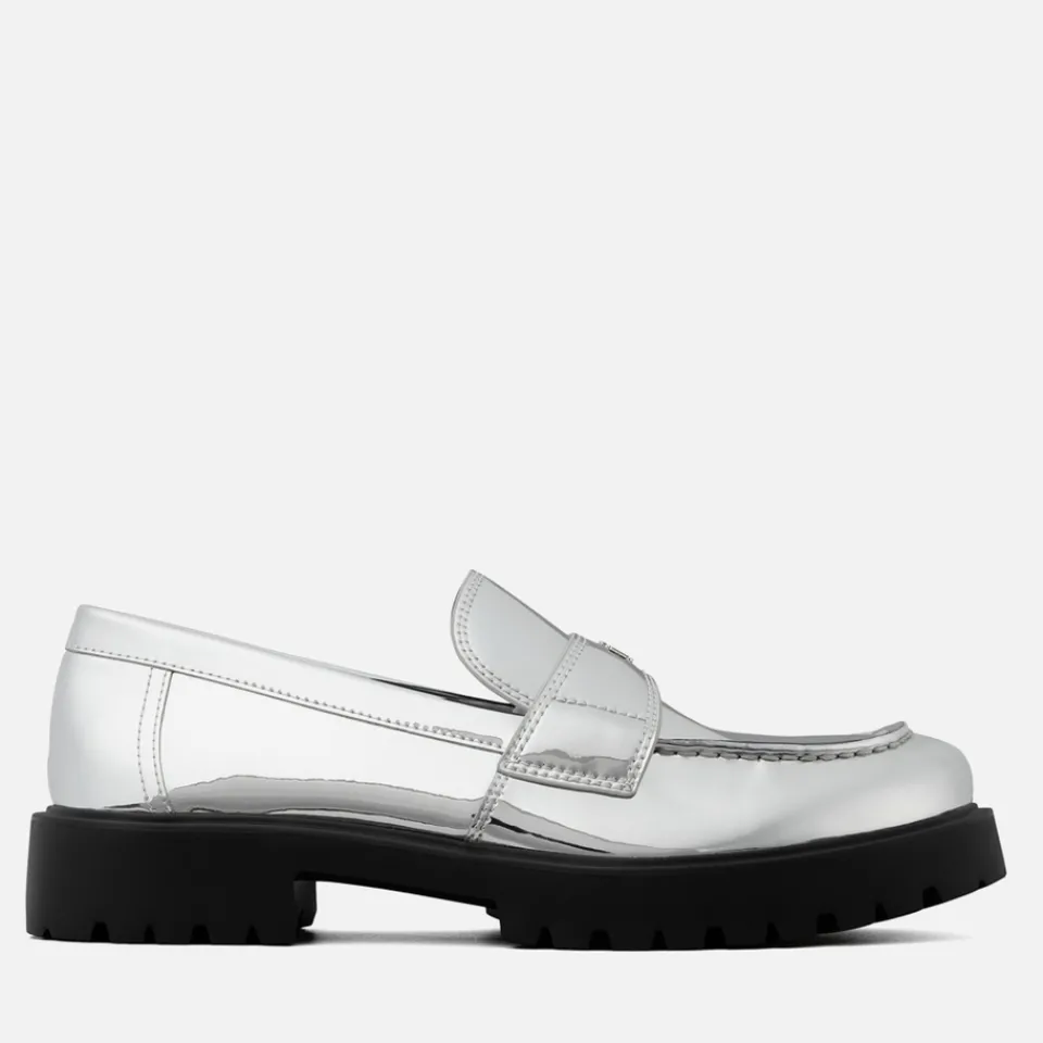 Loafers|Flats|Dr. Martens Tory Burch Women's Classic Leather Lug Loafers - Argento - UK 7