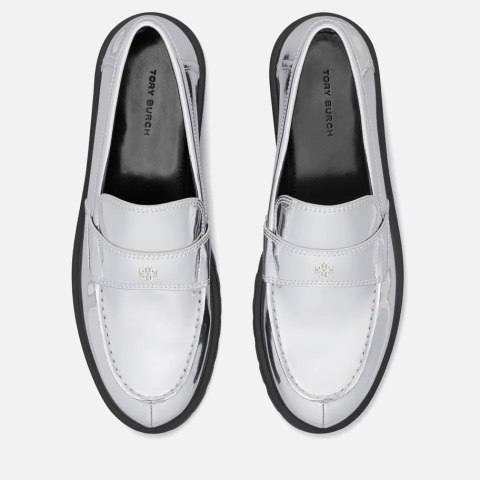 Loafers|Flats|Dr. Martens Tory Burch Women's Classic Leather Lug Loafers - Argento - UK 7