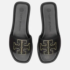 Flats|Urban Apothecary Tory Burch Women's Leather Sport Slide Sandals - UK 4.5