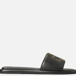 Flats|Urban Apothecary Tory Burch Women's Leather Sport Slide Sandals - UK 4.5