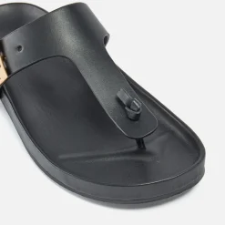 Sandals & Slides|Sandals|HAY Tory Burch Women's Mellow Leather Toe-Post Sandals - UK 3.5