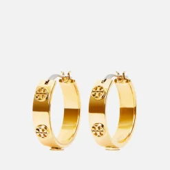 Jewellery|Dr. Martens Tory Burch Women's Small Miller Stud Hoop Earrings - Tory Gold