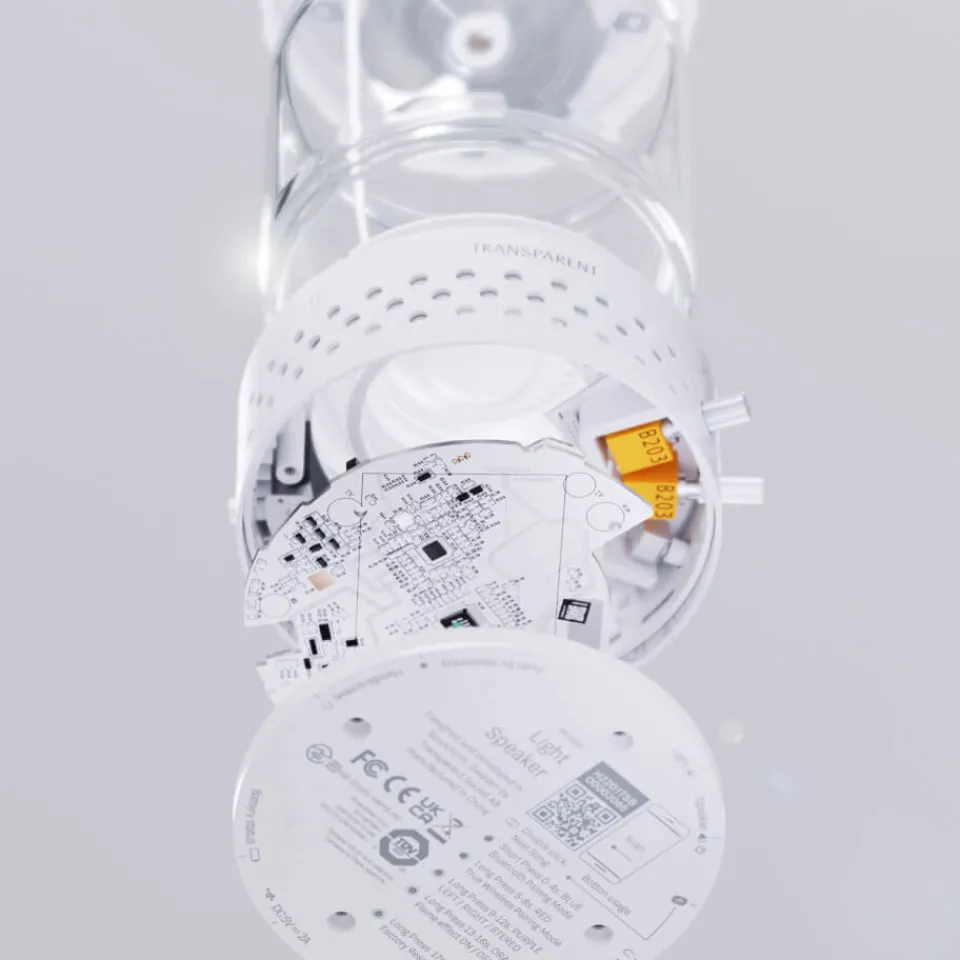 Lighting|Dr. Martens Transparent Light Speaker - White