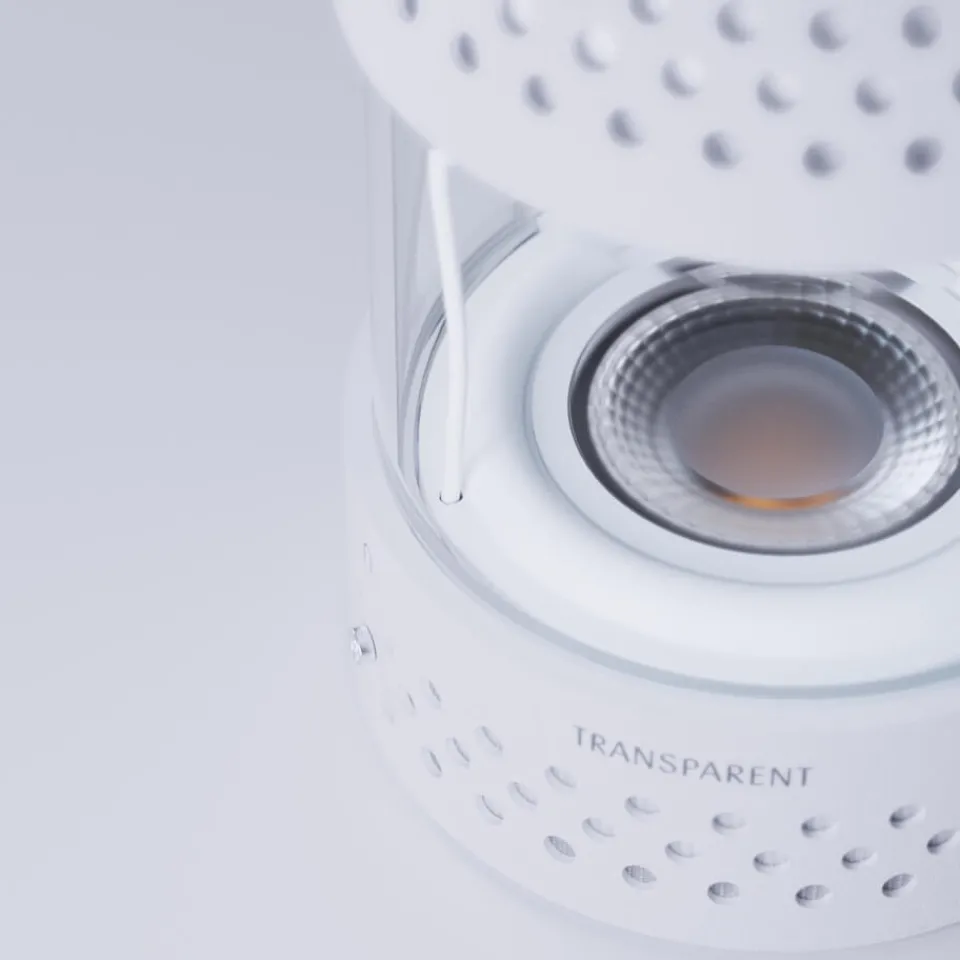 Lighting|Dr. Martens Transparent Light Speaker - White