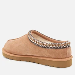 Loungewear|UGG Men's Tasman Suede Slippers - Chestnut - UK 7