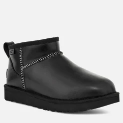 Boots|UGG Women's Classic Ultra Mini Leather Boots - UK 3