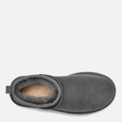 Boots|Dr. Martens UGG Women's Classic Ultra Mini Sheepskin Boots - Grey - UK 8
