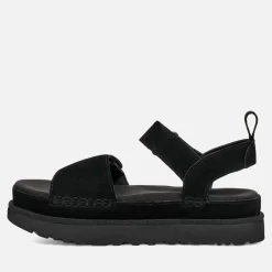Sandals & Slides|Sandals|UGG Women's Goldenstar Suede Flatform Sandals - UK 3