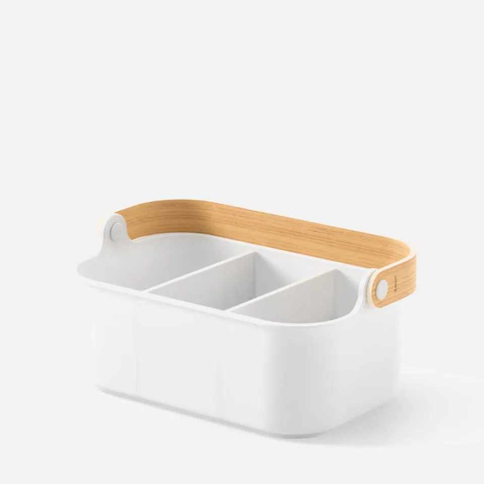Bathroom|Kitchen|Dr. Martens Umbra Bellwood Storage - 28cm x 18cm - White Natural