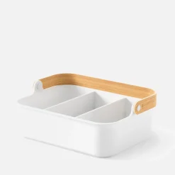 Bathroom|Kitchen|Dr. Martens Umbra Bellwood Storage - 35.5cm x 24.5cm - White/Natural