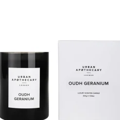 Bathroom|Home Fragrance|Urban Apothecary Oudh Geranium Luxury Candle 300g