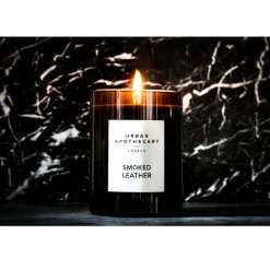 Bathroom|Bedroom|Urban Apothecary Smoked Leather Luxury Candle - 300g