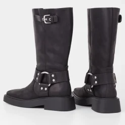 Boots|Vagabond Shoemakers Vagabond Eyra Leather Harness Biker Boots - UK 3