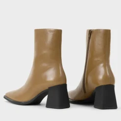 Boots|Dr. Martens Vagabond Hedda Leather Heeled Boots - UK 4