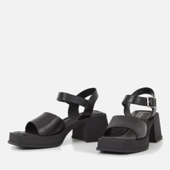 Heels|Sandals & Slides|Vagabond Shoemakers Vagabond Hennie Leather Heeled Platform Sandals - UK 8