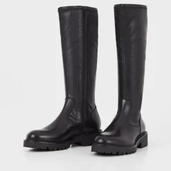 Boots|Birkenstock Vagabond Kenova Stretch Leather Knee High Boots - UK 8