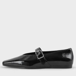 Flats|Ganni Vagabond Wiolette Patent Leather Flats - UK 3
