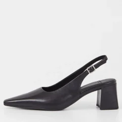 Heels|Dr. Martens Vagabond Women's Altea Leather Heeled Slingback Pumps - UK 3