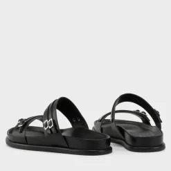 Sandals & Slides|Sandals|Coach Vagabond Women's Effie Leather Sandals - UK 3