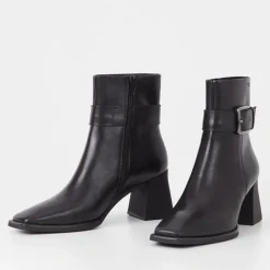 Boots|Dr. Martens Vagabond Women's Hedda Buckle Leather Heeled Boots - UK 3