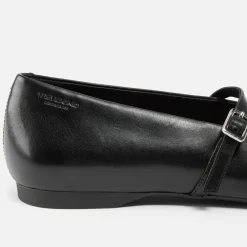 Flats|Hereu Vagabond Women's Hermine Leather Pointed-Toe Flats - UK 6