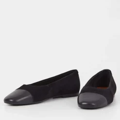 Flats|Vagabond Shoemakers Vagabond Women's Jolin Suede and Leather Ballet Flats - UK 6