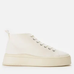 Trainers|Vagabond Shoemakers Vagabond Women's Stacy Hi-Top Trainers - Cream White - UK 3