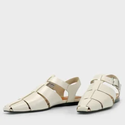 Sandals & Slides|Sandals|Axel Arigato Vagabond Women's Wioletta Leather Flat Sandals - UK 3