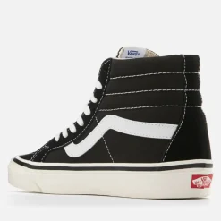 Trainers|Trainers|Dr. Martens Vans Anaheim Sk8-Hi 38 Dx Hi-Top Trainers - Black/True White - UK 3