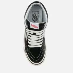 Trainers|Trainers|Dr. Martens Vans Anaheim Sk8-Hi 38 Dx Hi-Top Trainers - Black/True White - UK 3