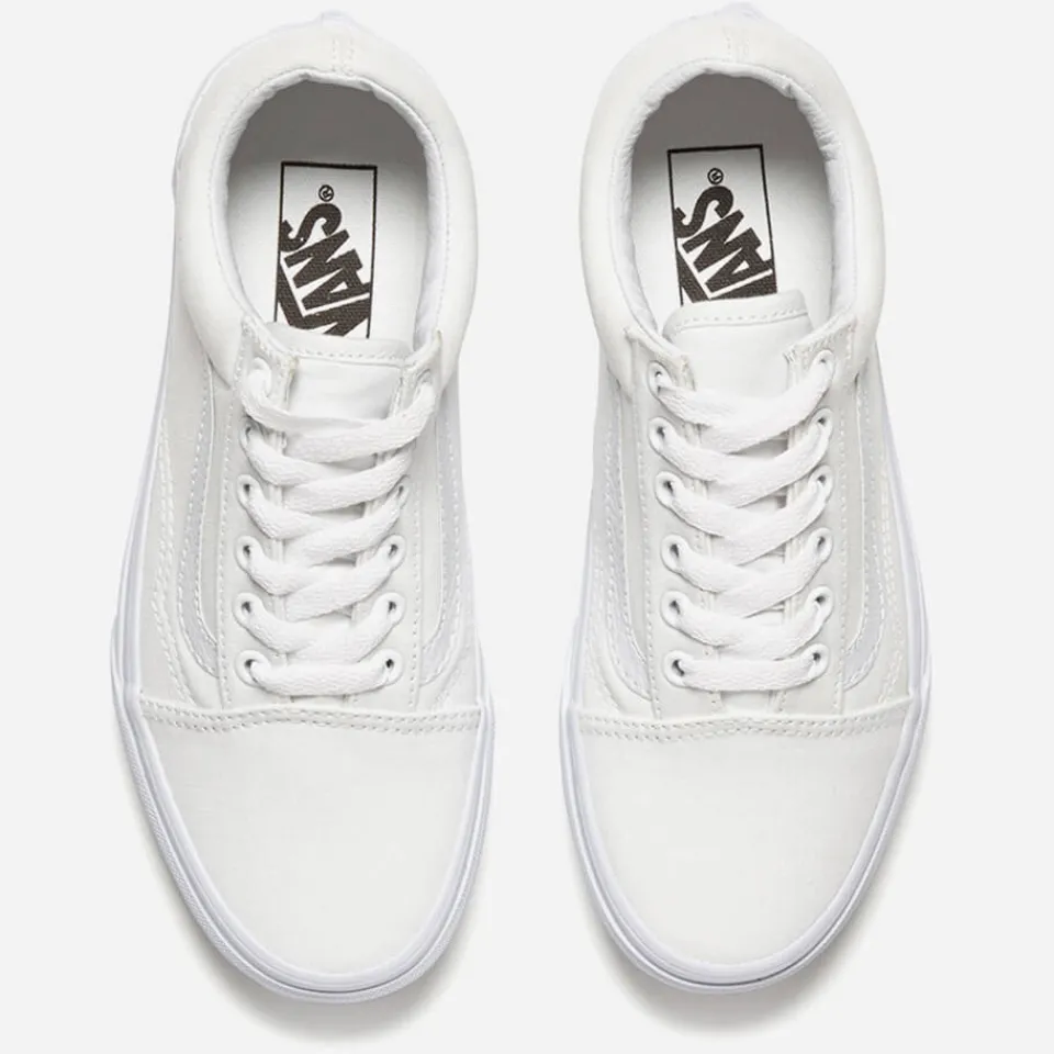 Trainers|Trainers|Vans Old Skool Trainers - True White - UK 3