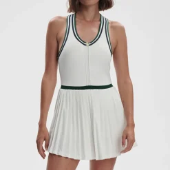 Sportswear|Dresses|Varley Jane Stretch-Jersey Plissé Court Dress - XS