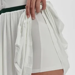 Sportswear|Dresses|Varley Jane Stretch-Jersey Plissé Court Dress - XS