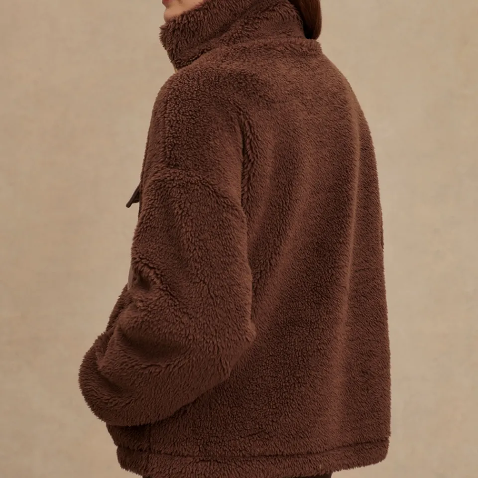 Sportswear|Coats|Varley Lowell Relaxed Sherpa Jacket - XS