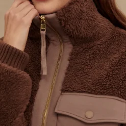 Sportswear|Coats|Varley Lowell Relaxed Sherpa Jacket - XS