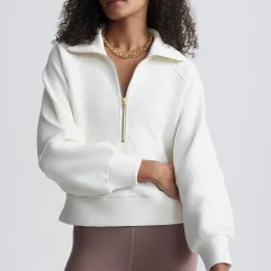 Sportswear|Loungewear|Good American Varley Milano Ribbed Cotton-Blend Knit Jumper - L