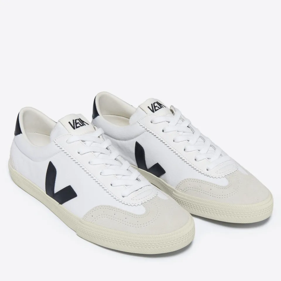 Trainers|Dr. Martens Veja Men's Volley Cotton-Canvas and Suede Trainers - UK 11